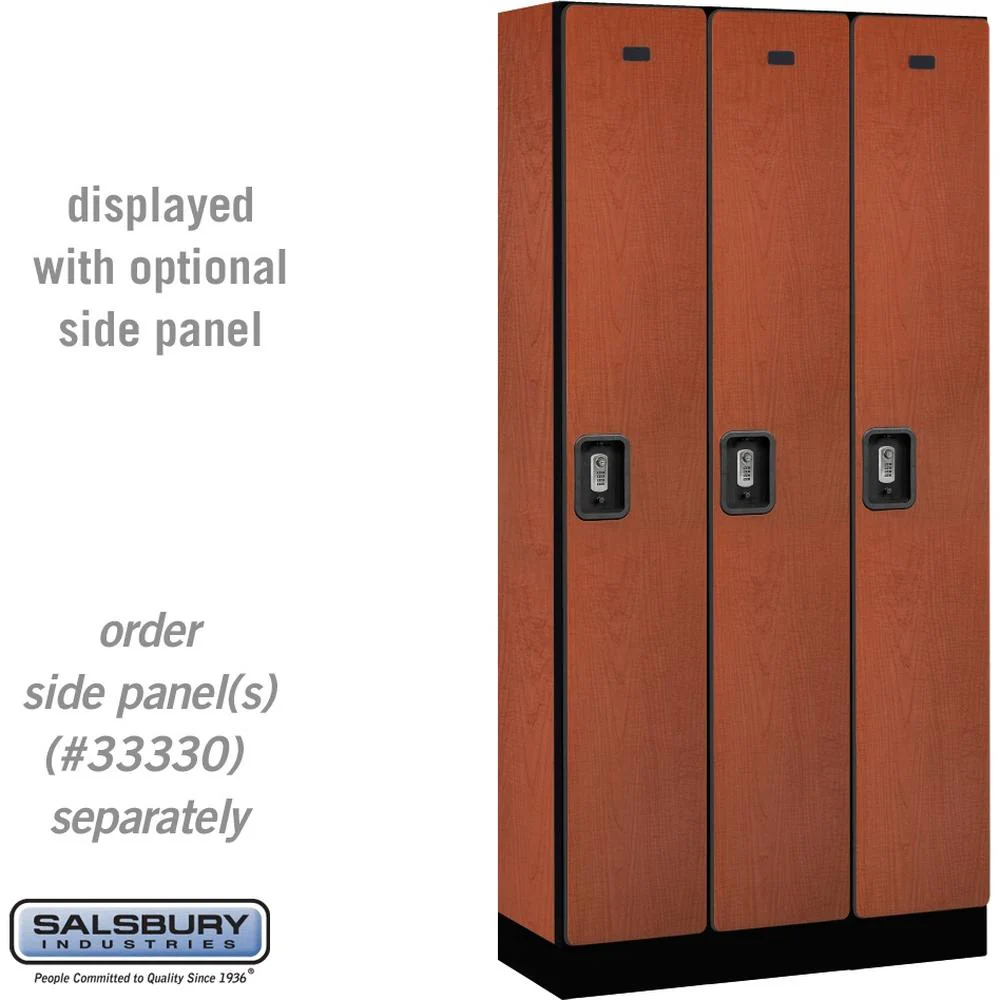 12" Wide Single Tier Designer Wood Locker - 3 Wide - 6 Feet High - 15" Deep by Salsbury - Image 21