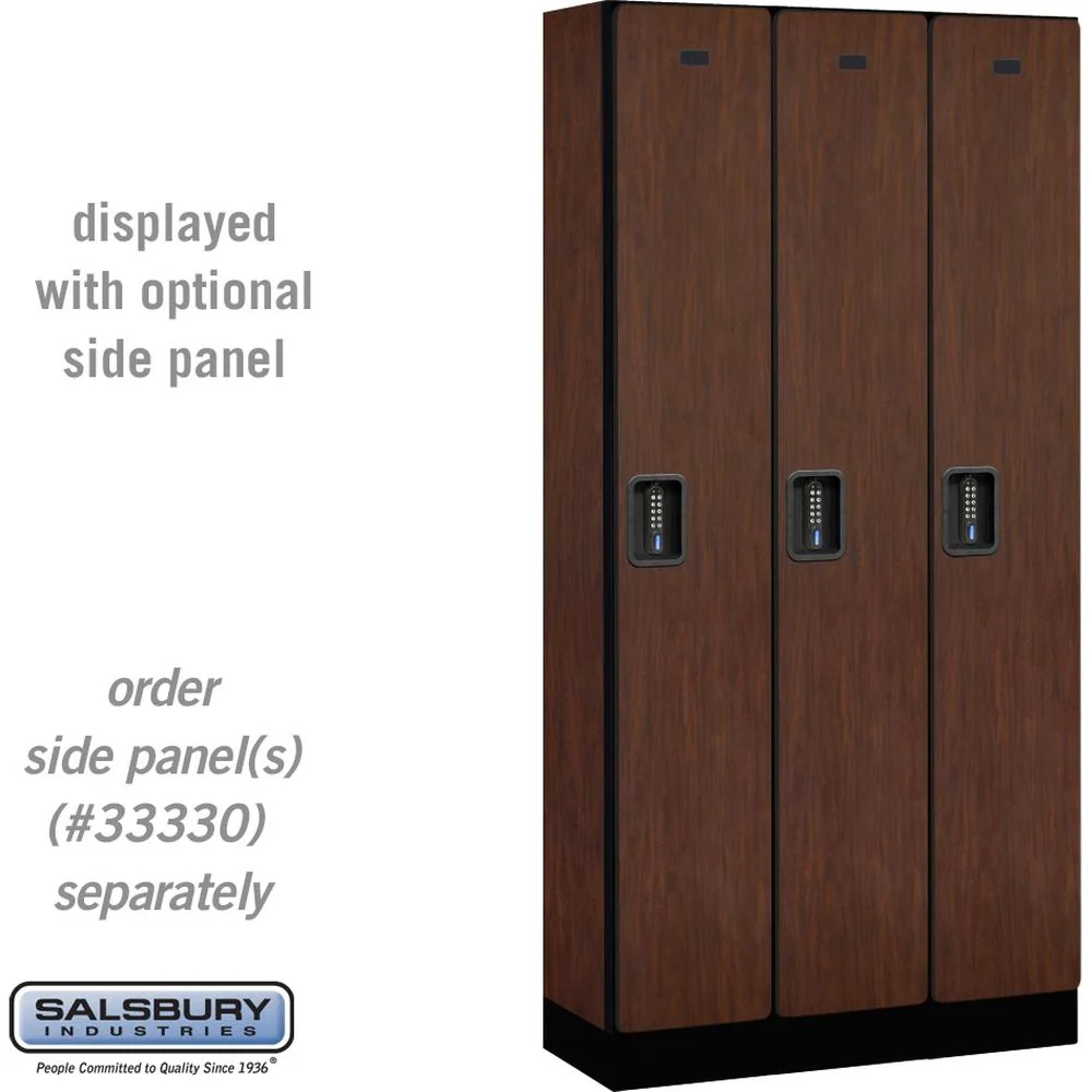 12" Wide Single Tier Designer Wood Locker - 3 Wide - 6 Feet High - 15" Deep by Salsbury - Image 28