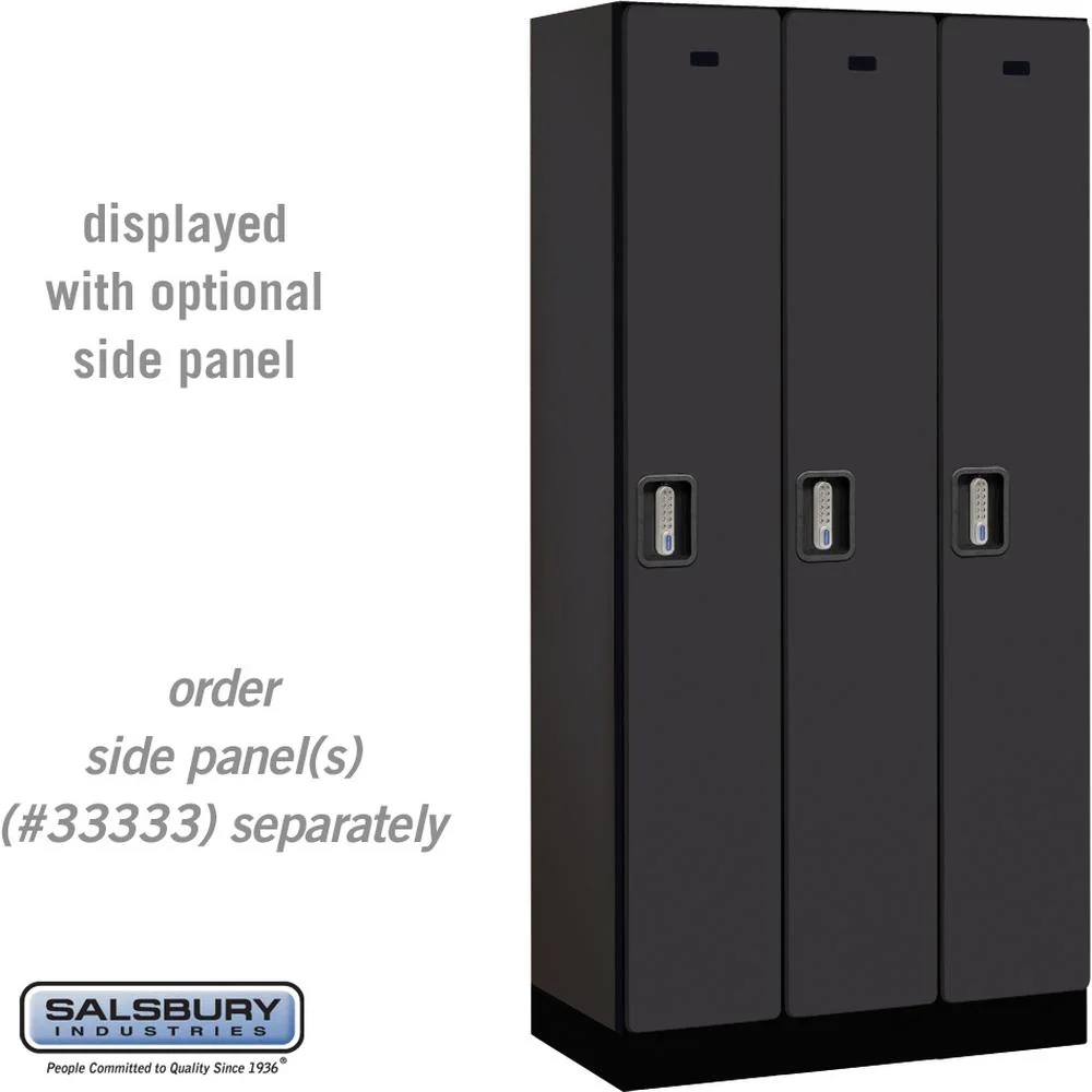 12" Wide Single Tier Designer Wood Locker - 3 Wide - 6 Feet High - 18" Deep by Salsbury - Image 10