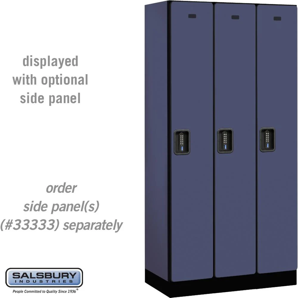12" Wide Single Tier Designer Wood Locker - 3 Wide - 6 Feet High - 18" Deep by Salsbury - Image 13