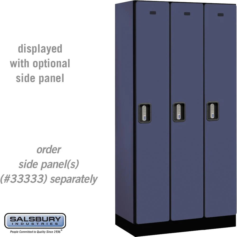 12" Wide Single Tier Designer Wood Locker - 3 Wide - 6 Feet High - 18" Deep by Salsbury - Image 15
