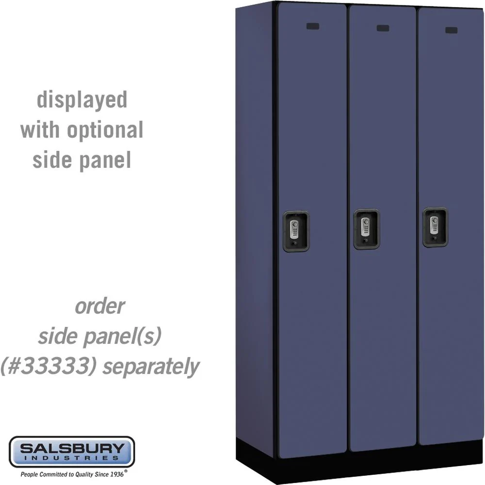 12" Wide Single Tier Designer Wood Locker - 3 Wide - 6 Feet High - 18" Deep by Salsbury - Image 16