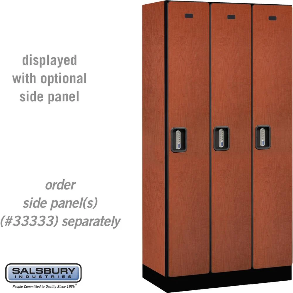 12" Wide Single Tier Designer Wood Locker - 3 Wide - 6 Feet High - 18" Deep by Salsbury - Image 20