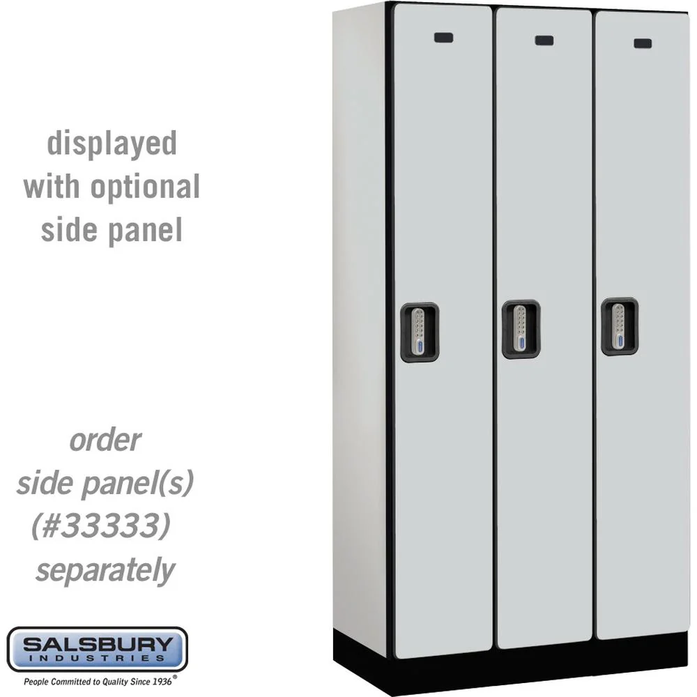 12" Wide Single Tier Designer Wood Locker - 3 Wide - 6 Feet High - 18" Deep by Salsbury - Image 25