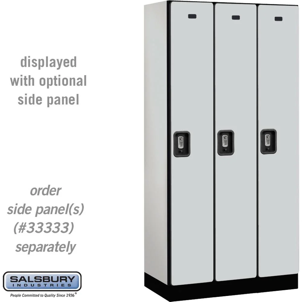 12" Wide Single Tier Designer Wood Locker - 3 Wide - 6 Feet High - 18" Deep by Salsbury - Image 26