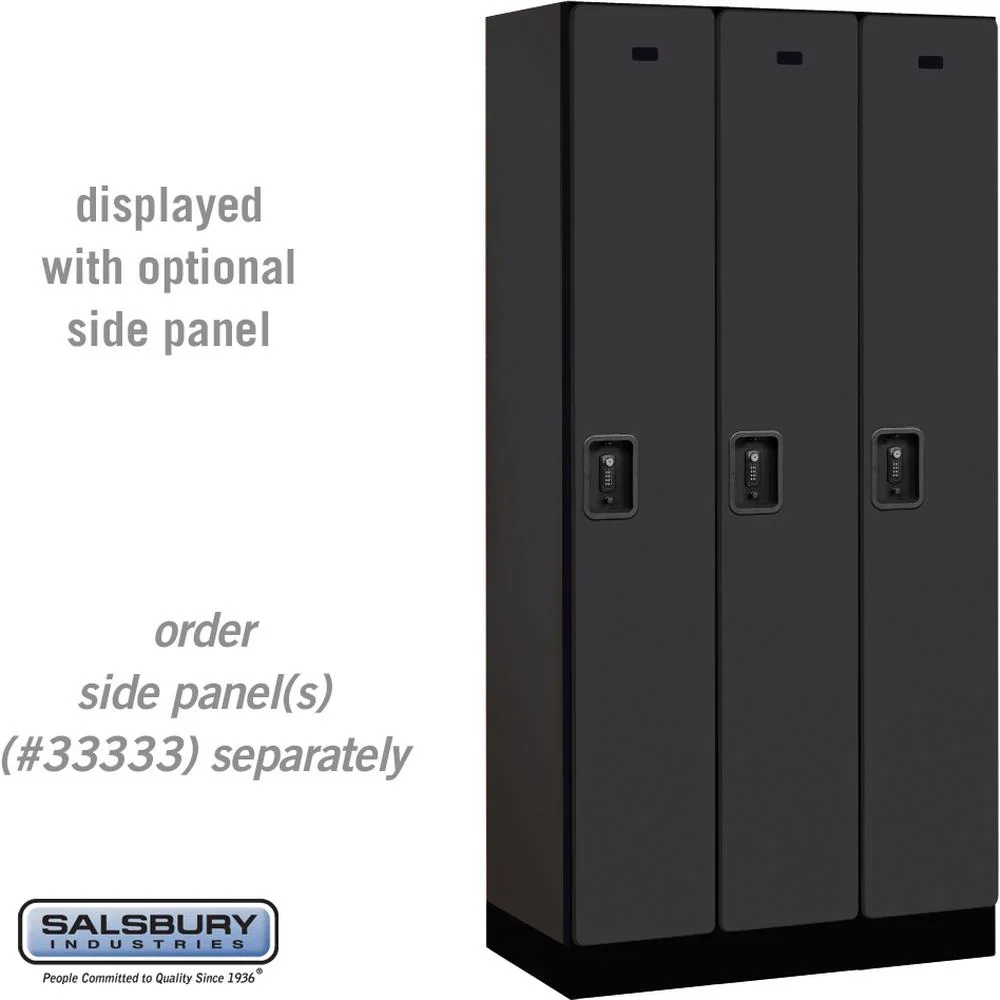 12" Wide Single Tier Designer Wood Locker - 3 Wide - 6 Feet High - 18" Deep by Salsbury - Image 9