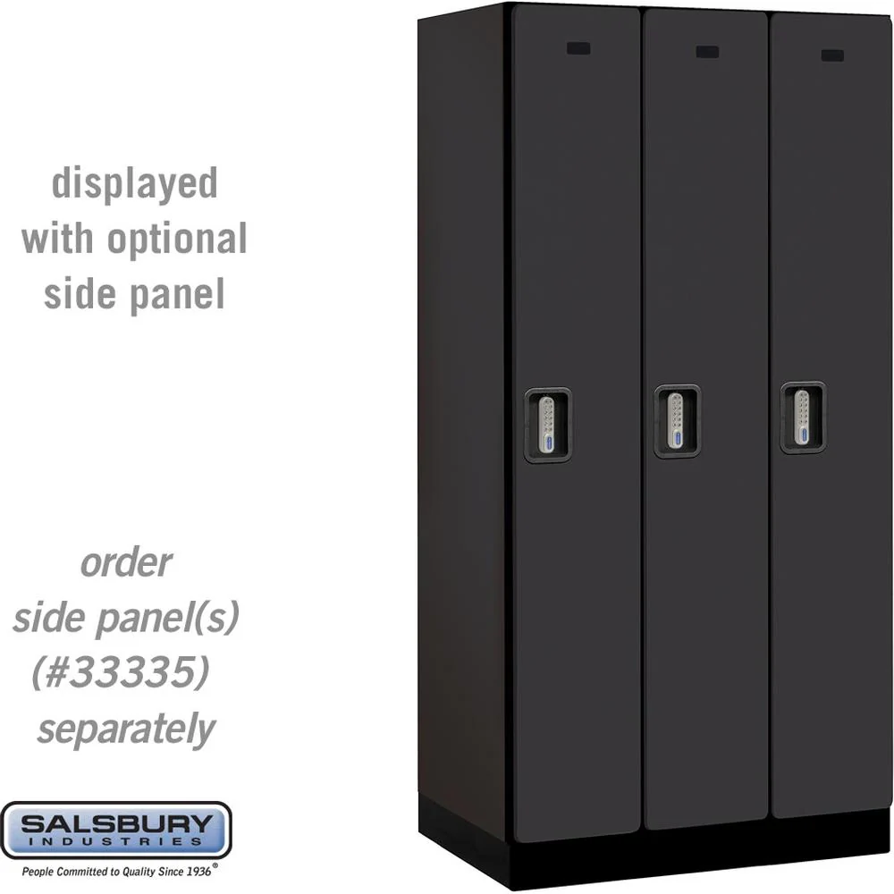 12" Wide Single Tier Designer Wood Locker - 3 Wide - 6 Feet High - 21" Deep by Salsbury - Image 10