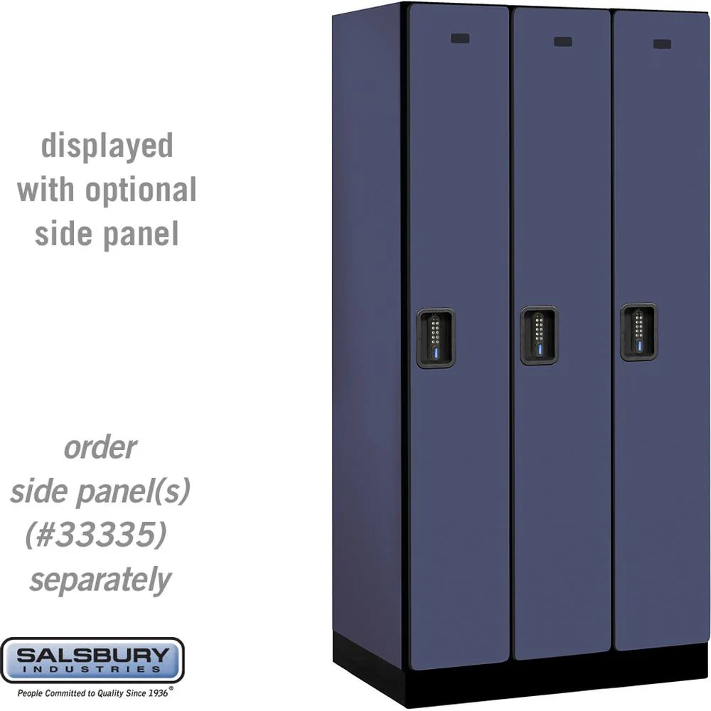 12" Wide Single Tier Designer Wood Locker - 3 Wide - 6 Feet High - 21" Deep by Salsbury - Image 13