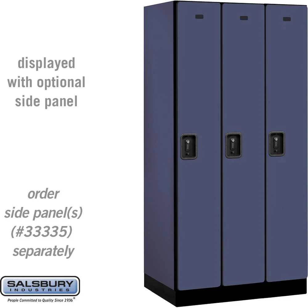 12" Wide Single Tier Designer Wood Locker - 3 Wide - 6 Feet High - 21" Deep by Salsbury - Image 14
