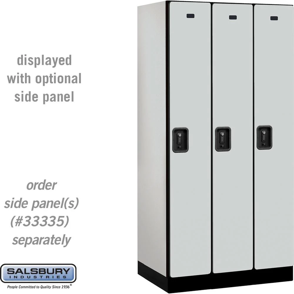 12" Wide Single Tier Designer Wood Locker - 3 Wide - 6 Feet High - 21" Deep by Salsbury - Image 24