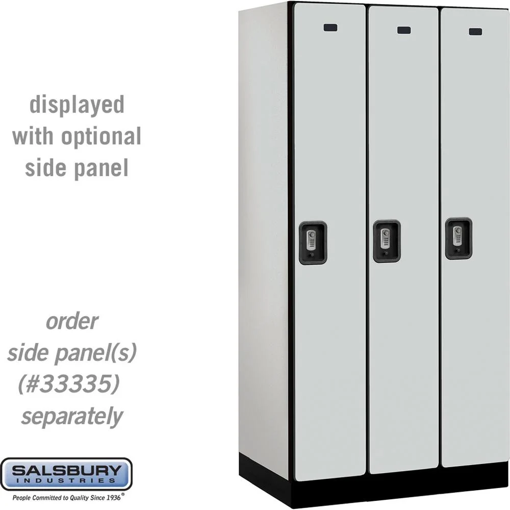 12" Wide Single Tier Designer Wood Locker - 3 Wide - 6 Feet High - 21" Deep by Salsbury - Image 26