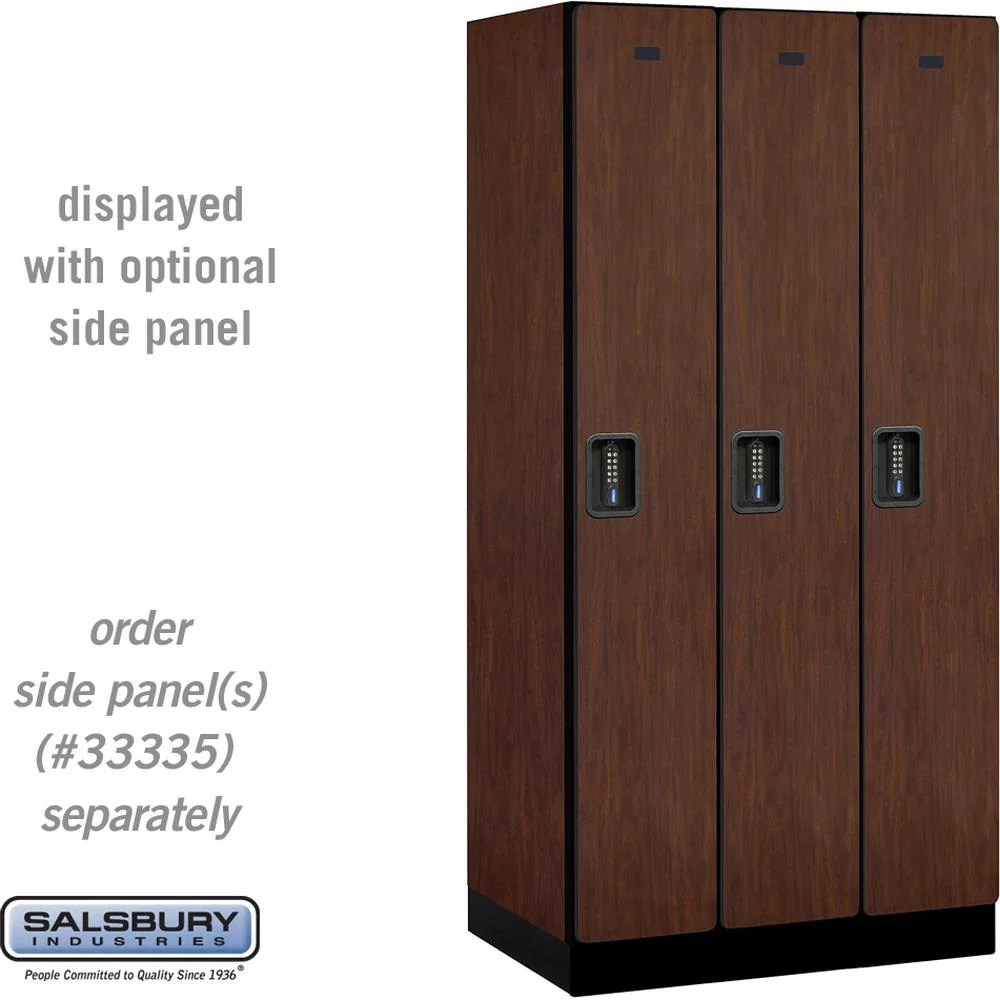 12" Wide Single Tier Designer Wood Locker - 3 Wide - 6 Feet High - 21" Deep by Salsbury - Image 28