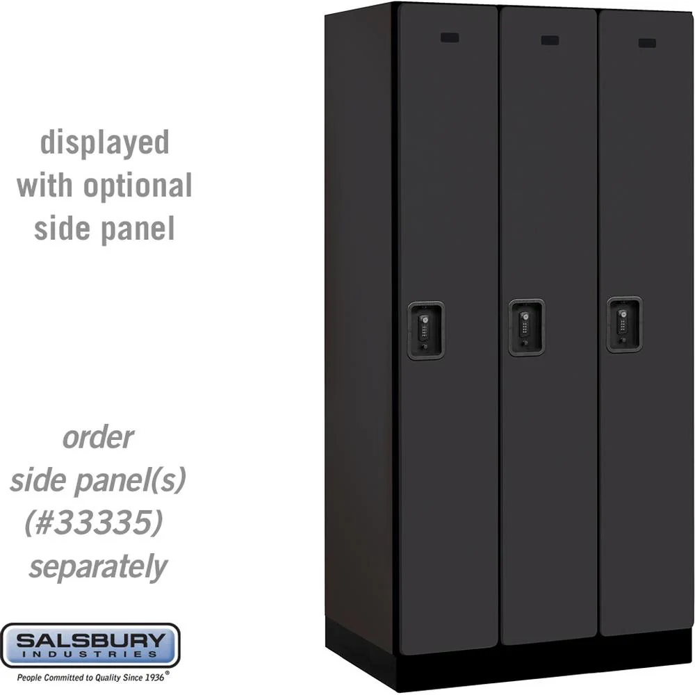 12" Wide Single Tier Designer Wood Locker - 3 Wide - 6 Feet High - 21" Deep by Salsbury - Image 9