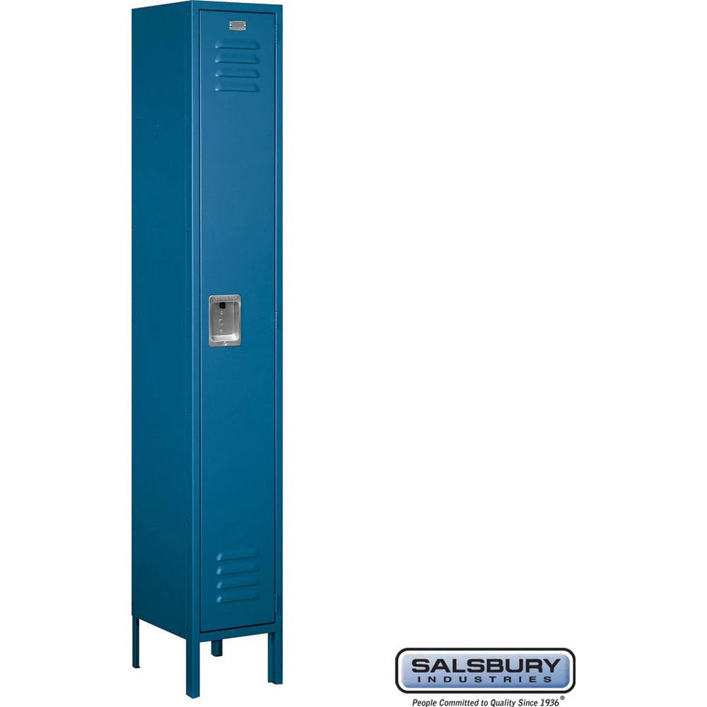 12" Wide Single Tier Standard Metal Locker - 1 Wide - 6 Feet High - 12" Deep by Salsbury - Image 6