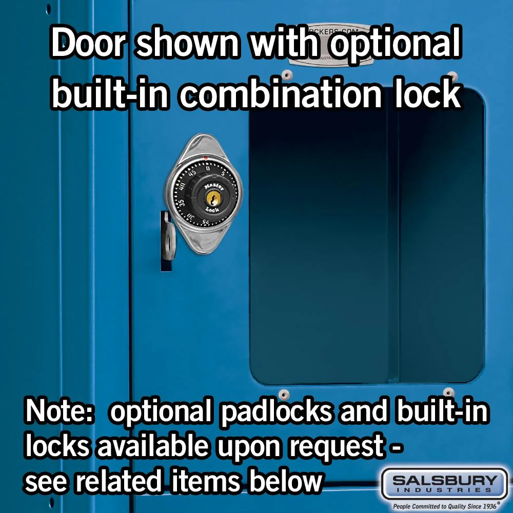 12" Wide Six Tier Box Style Bridge See-Through Metal Locker - 16 Box - 18" Deep by Salsbury - Image 4