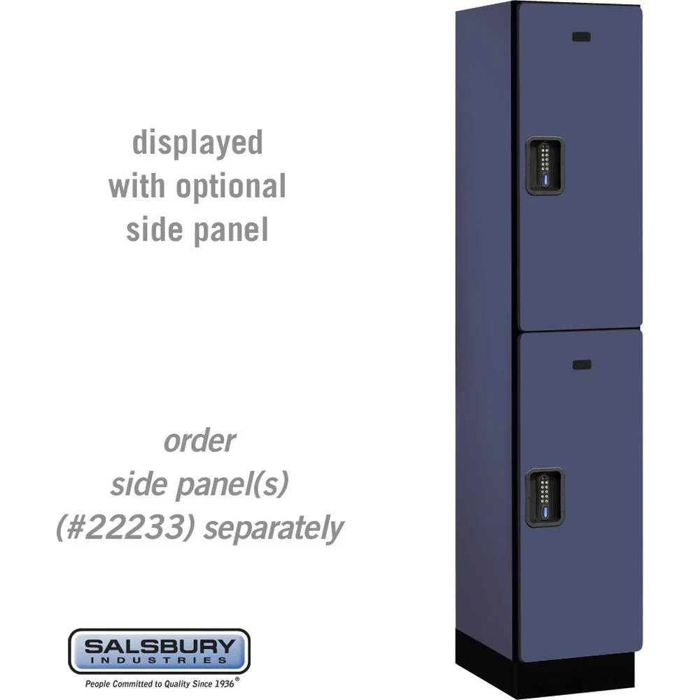 15" Wide Double Tier Designer Wood Locker - 1 Wide - 6 Feet High - 18" Deep by Salsbury - Image 13