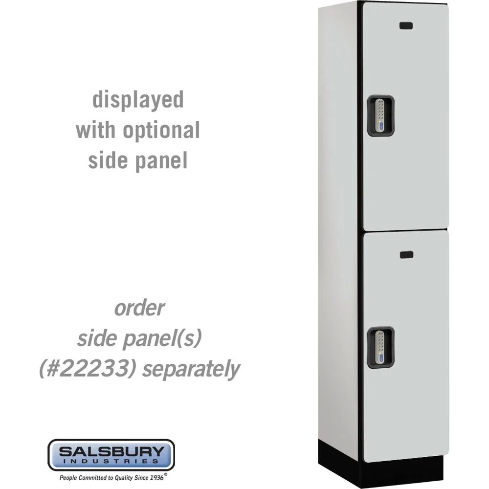 15" Wide Double Tier Designer Wood Locker - 1 Wide - 6 Feet High - 18" Deep by Salsbury - Image 25