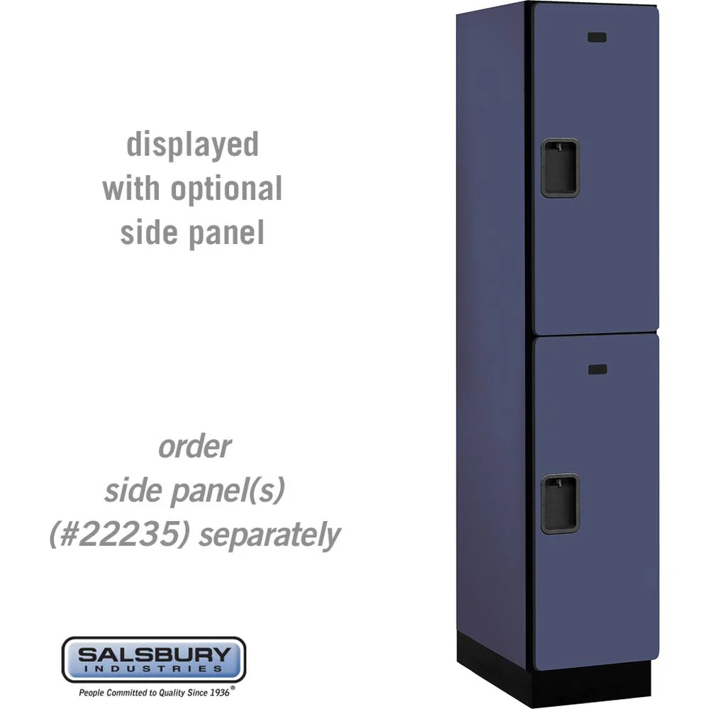 15" Wide Double Tier Designer Wood Locker - 1 Wide - 6 Feet High - 21" Deep by Salsbury - Image 12