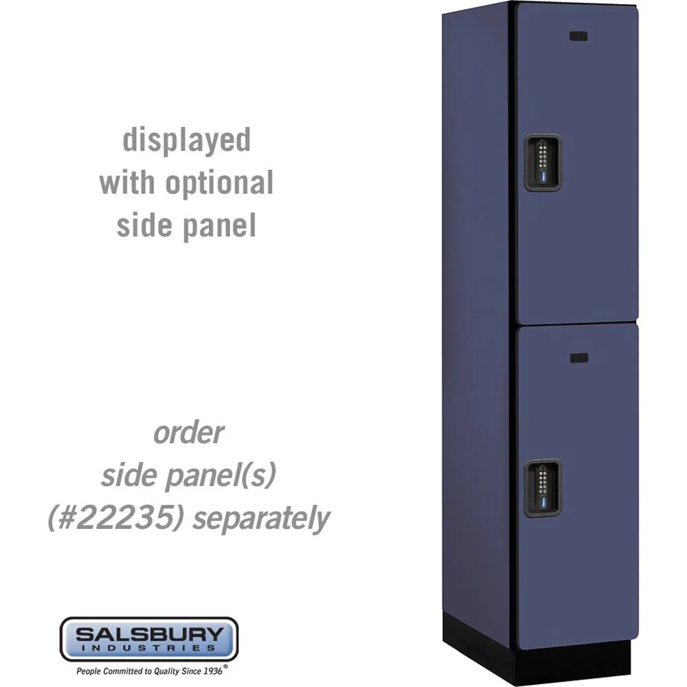 15" Wide Double Tier Designer Wood Locker - 1 Wide - 6 Feet High - 21" Deep by Salsbury - Image 13