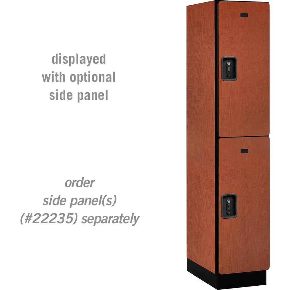 15" Wide Double Tier Designer Wood Locker - 1 Wide - 6 Feet High - 21" Deep by Salsbury - Image 19