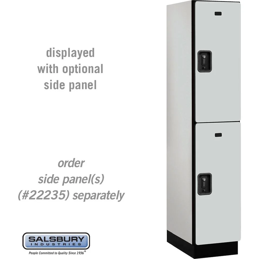 15" Wide Double Tier Designer Wood Locker - 1 Wide - 6 Feet High - 21" Deep by Salsbury - Image 24