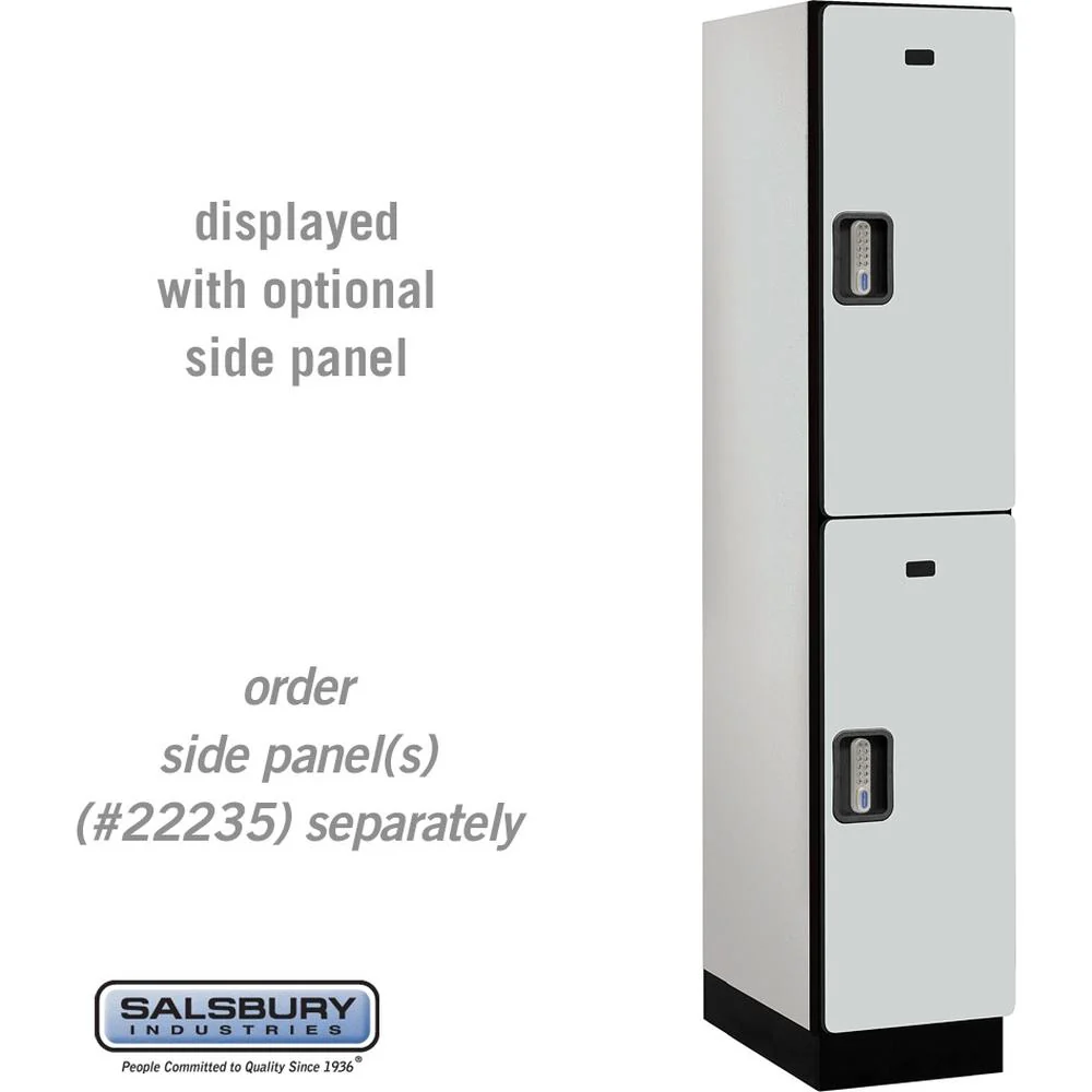 15" Wide Double Tier Designer Wood Locker - 1 Wide - 6 Feet High - 21" Deep by Salsbury - Image 25