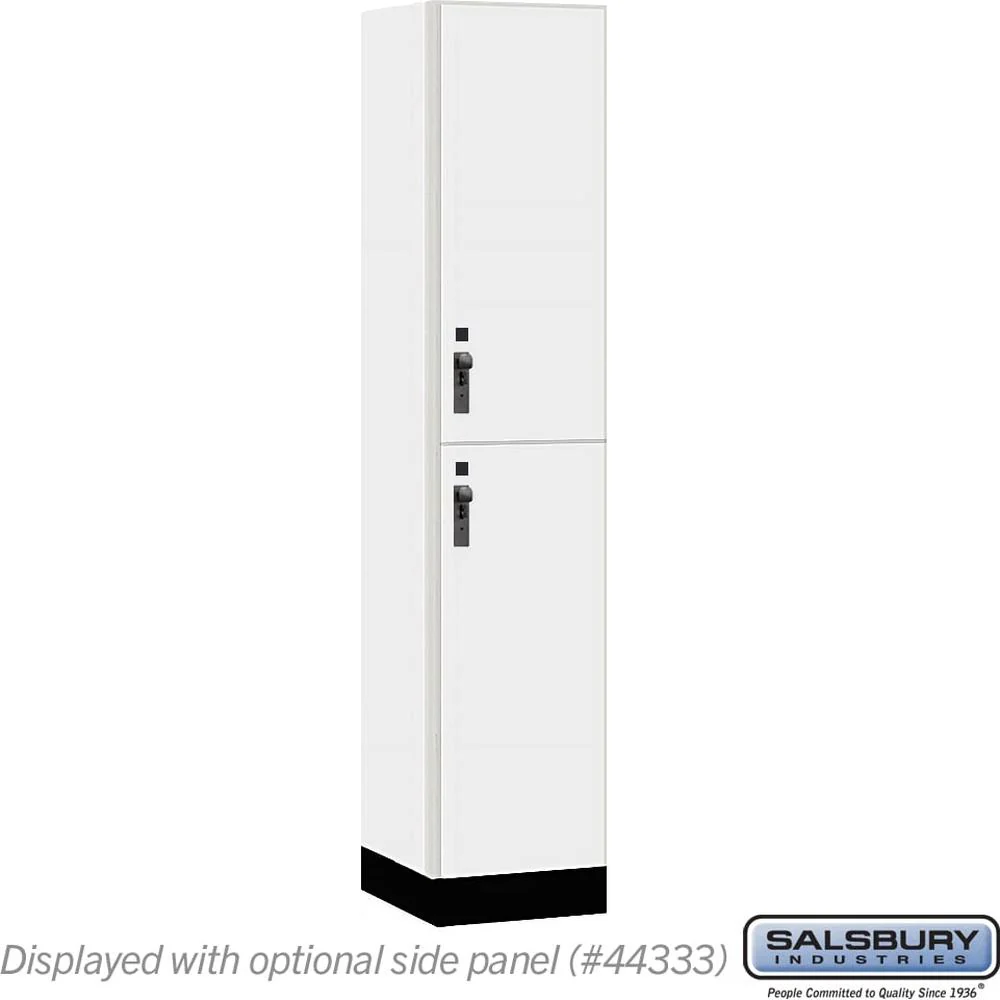 15" Wide Premier Wood Locker - Double Tier-1 Wide - 6 Feet High - 18" Deep by Salsbury