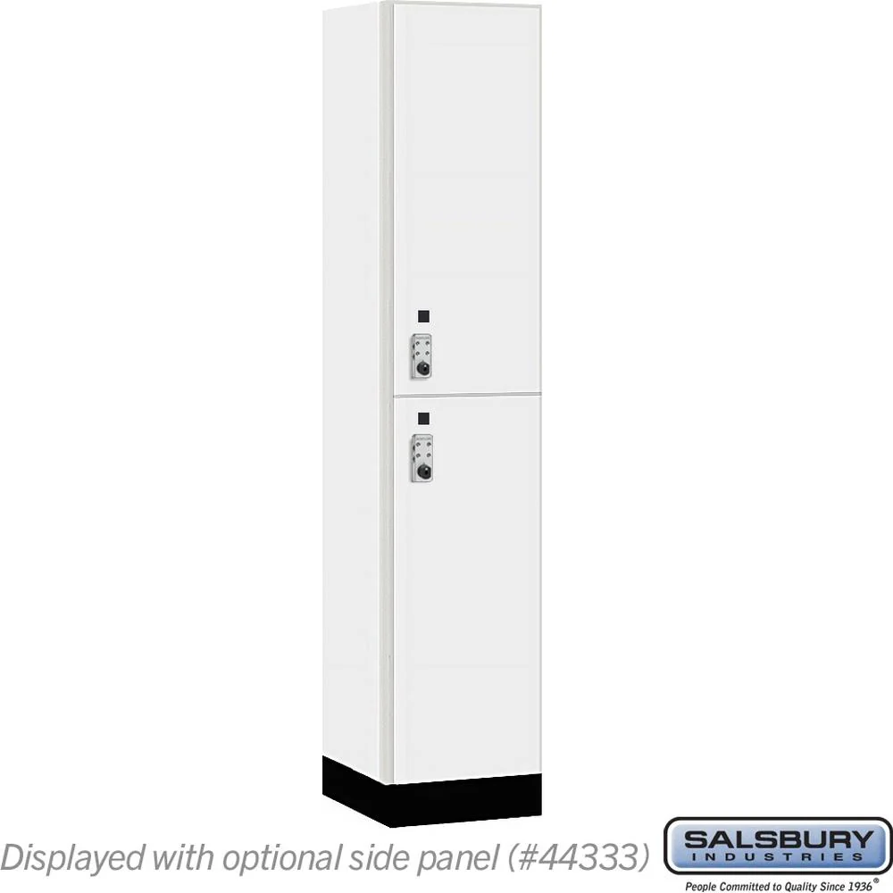 15" Wide Premier Wood Locker - Double Tier-1 Wide - 6 Feet High - 18" Deep by Salsbury - Image 12