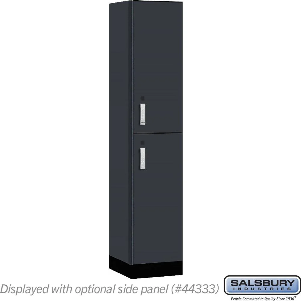 15" Wide Premier Wood Locker - Double Tier-1 Wide - 6 Feet High - 18" Deep by Salsbury - Image 17