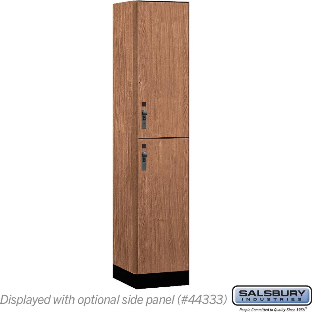 15" Wide Premier Wood Locker - Double Tier-1 Wide - 6 Feet High - 18" Deep by Salsbury - Image 19