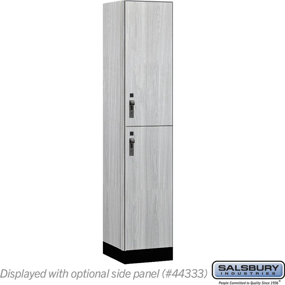 15" Wide Premier Wood Locker - Double Tier-1 Wide - 6 Feet High - 18" Deep by Salsbury - Image 25