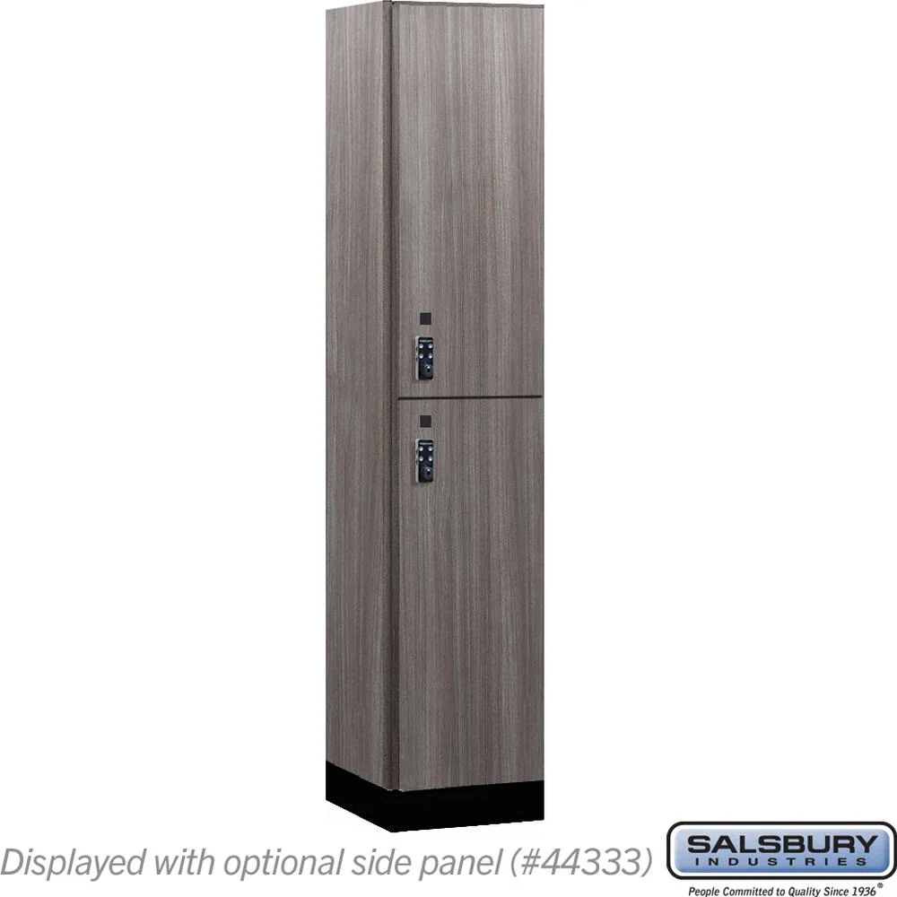 15" Wide Premier Wood Locker - Double Tier-1 Wide - 6 Feet High - 18" Deep by Salsbury - Image 33