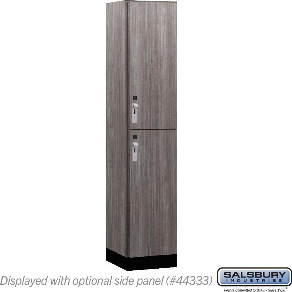 15" Wide Premier Wood Locker - Double Tier-1 Wide - 6 Feet High - 18" Deep by Salsbury - Image 34