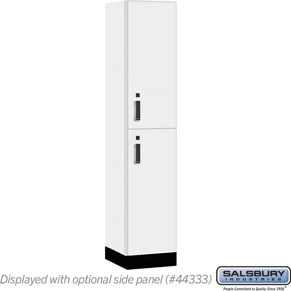 15" Wide Premier Wood Locker - Double Tier-1 Wide - 6 Feet High - 18" Deep by Salsbury - Image 8