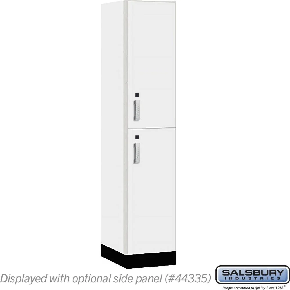 15" Wide Premier Wood Locker - Double Tier-1 Wide - 6 Feet High - 21" Deep by Salsbury - Image 11