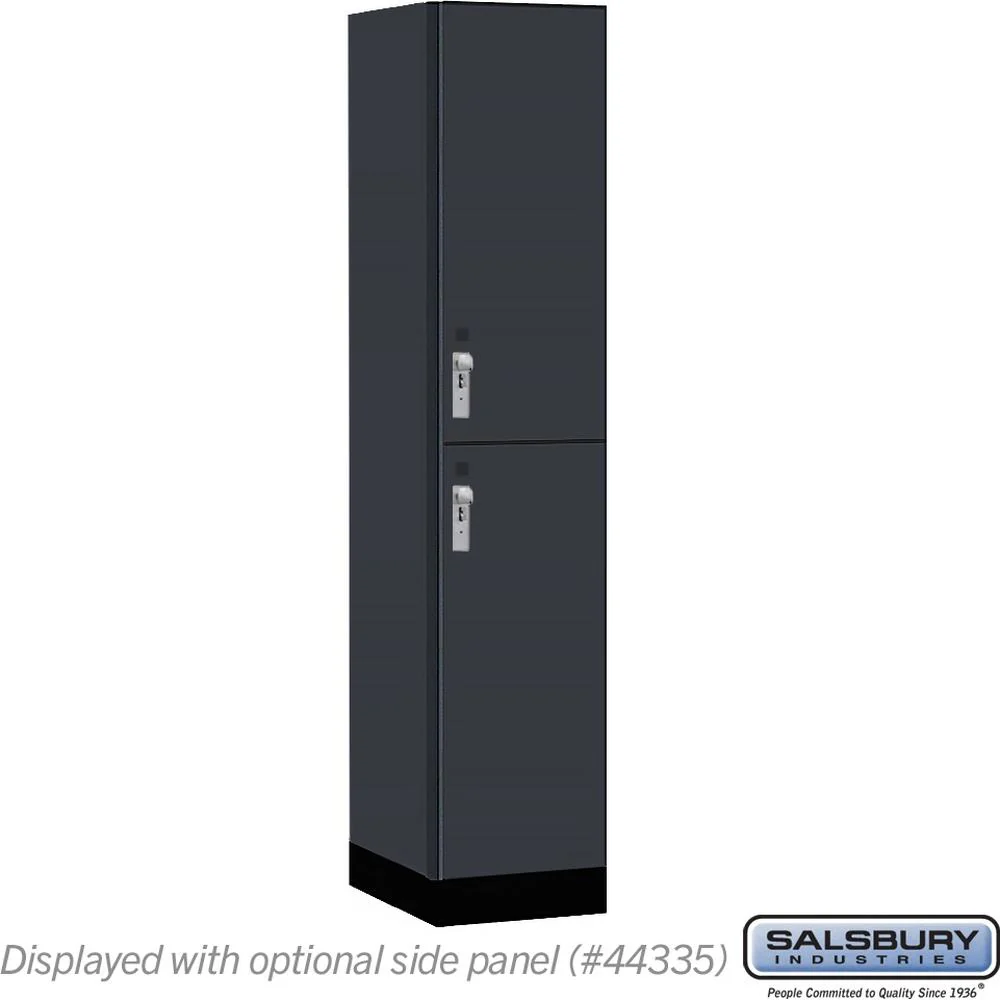 15" Wide Premier Wood Locker - Double Tier-1 Wide - 6 Feet High - 21" Deep by Salsbury - Image 16