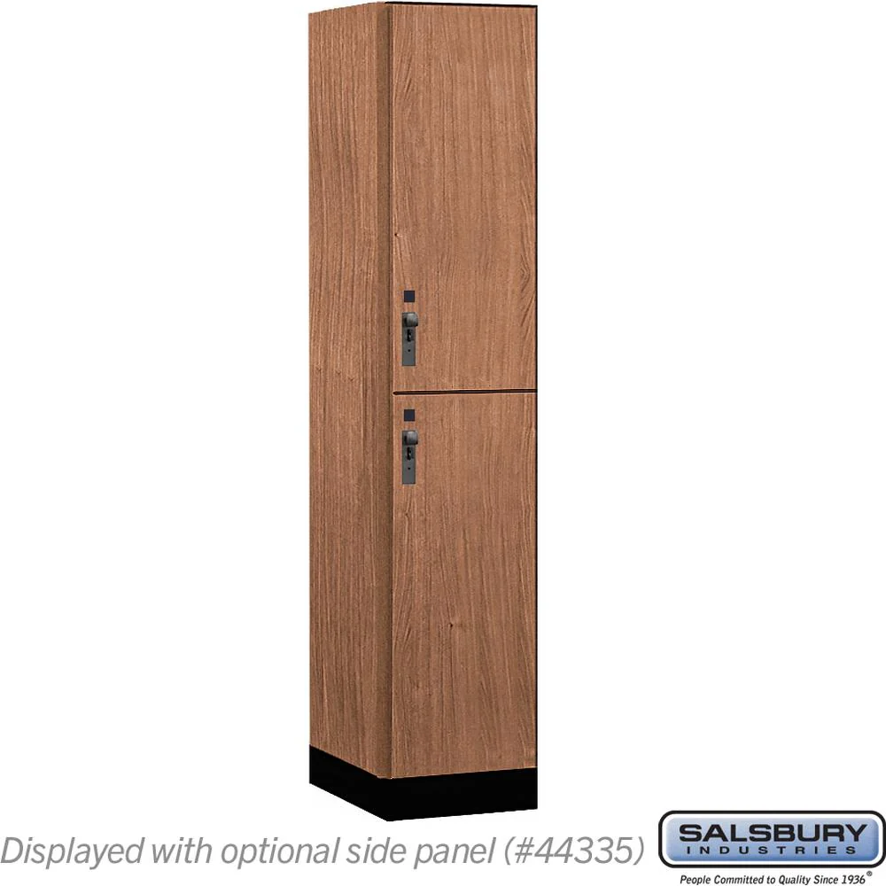15" Wide Premier Wood Locker - Double Tier-1 Wide - 6 Feet High - 21" Deep by Salsbury - Image 19