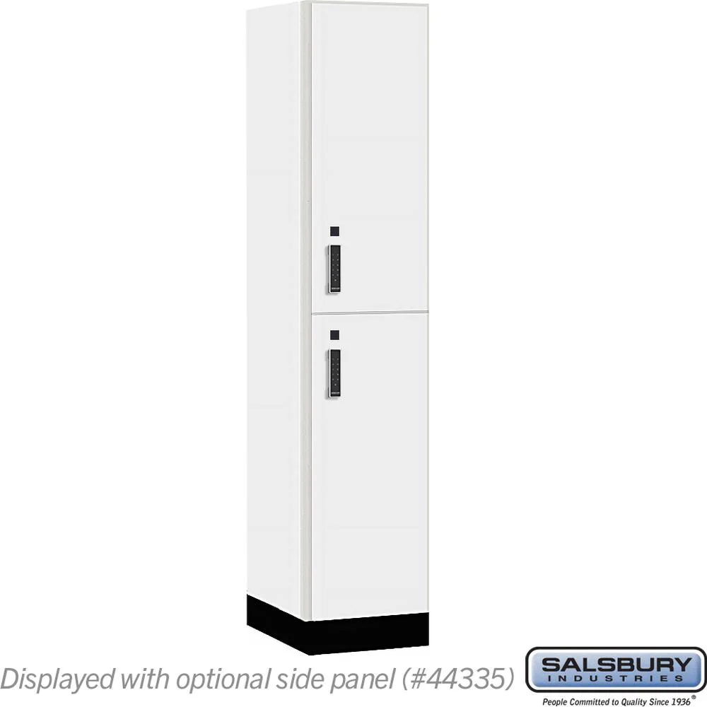 15" Wide Premier Wood Locker - Double Tier-1 Wide - 6 Feet High - 21" Deep by Salsbury - Image 8