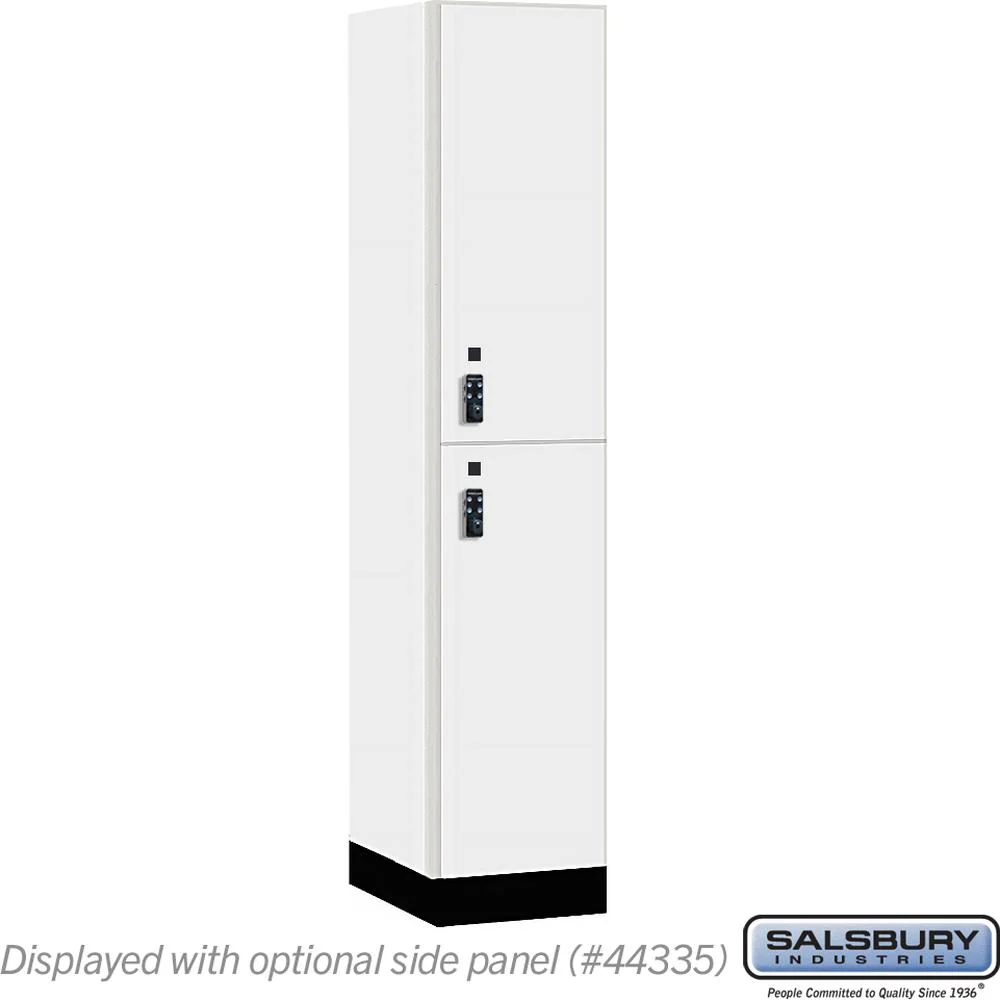 15" Wide Premier Wood Locker - Double Tier-1 Wide - 6 Feet High - 21" Deep by Salsbury - Image 9