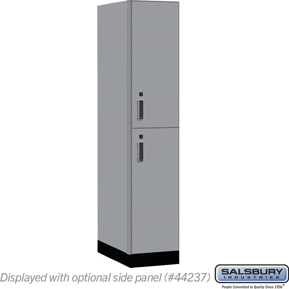 15" Wide Premier Wood Locker - Double Tier-1 Wide - 6 Feet High - 24" Deep by Salsbury - Image 38