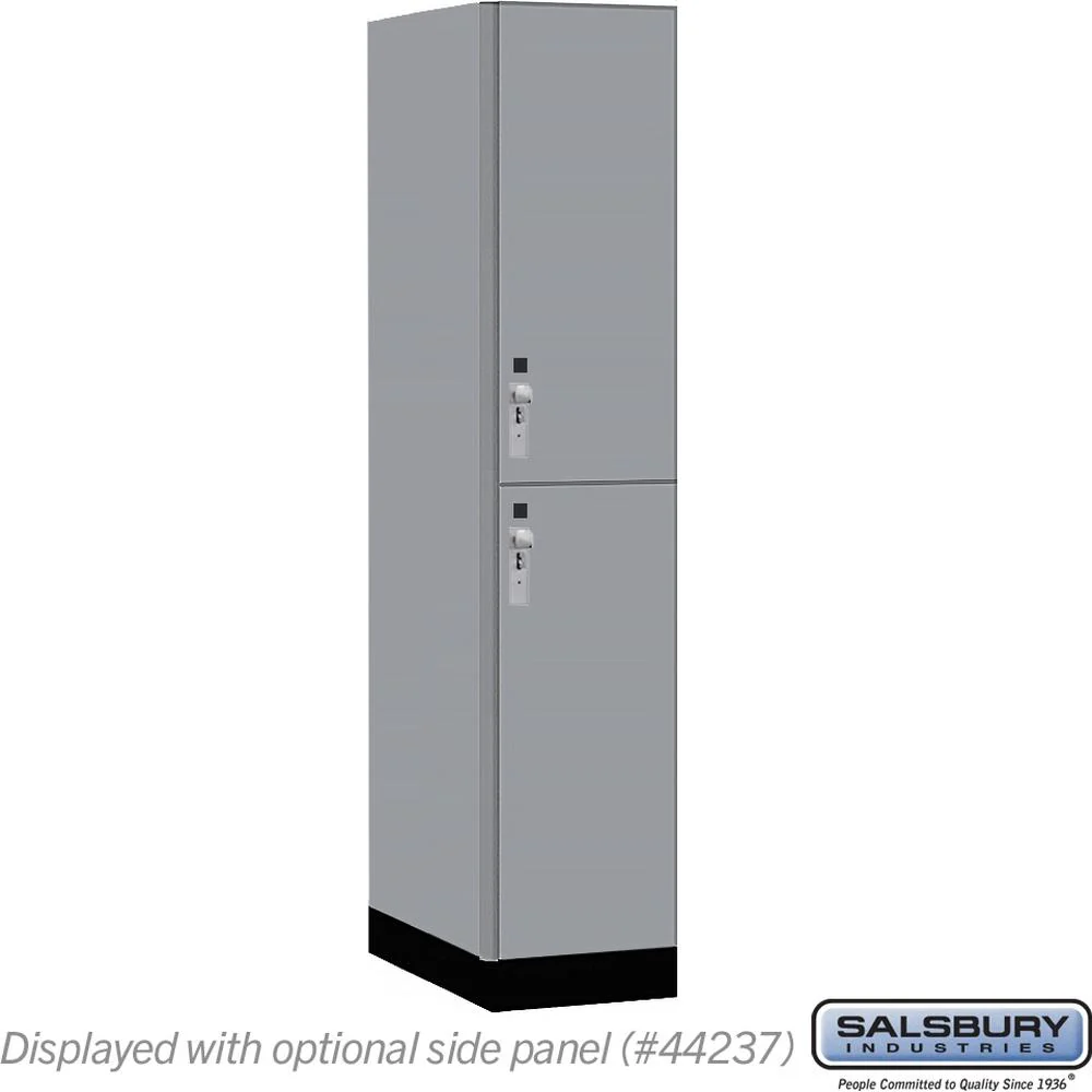 15" Wide Premier Wood Locker - Double Tier-1 Wide - 6 Feet High - 24" Deep by Salsbury - Image 40