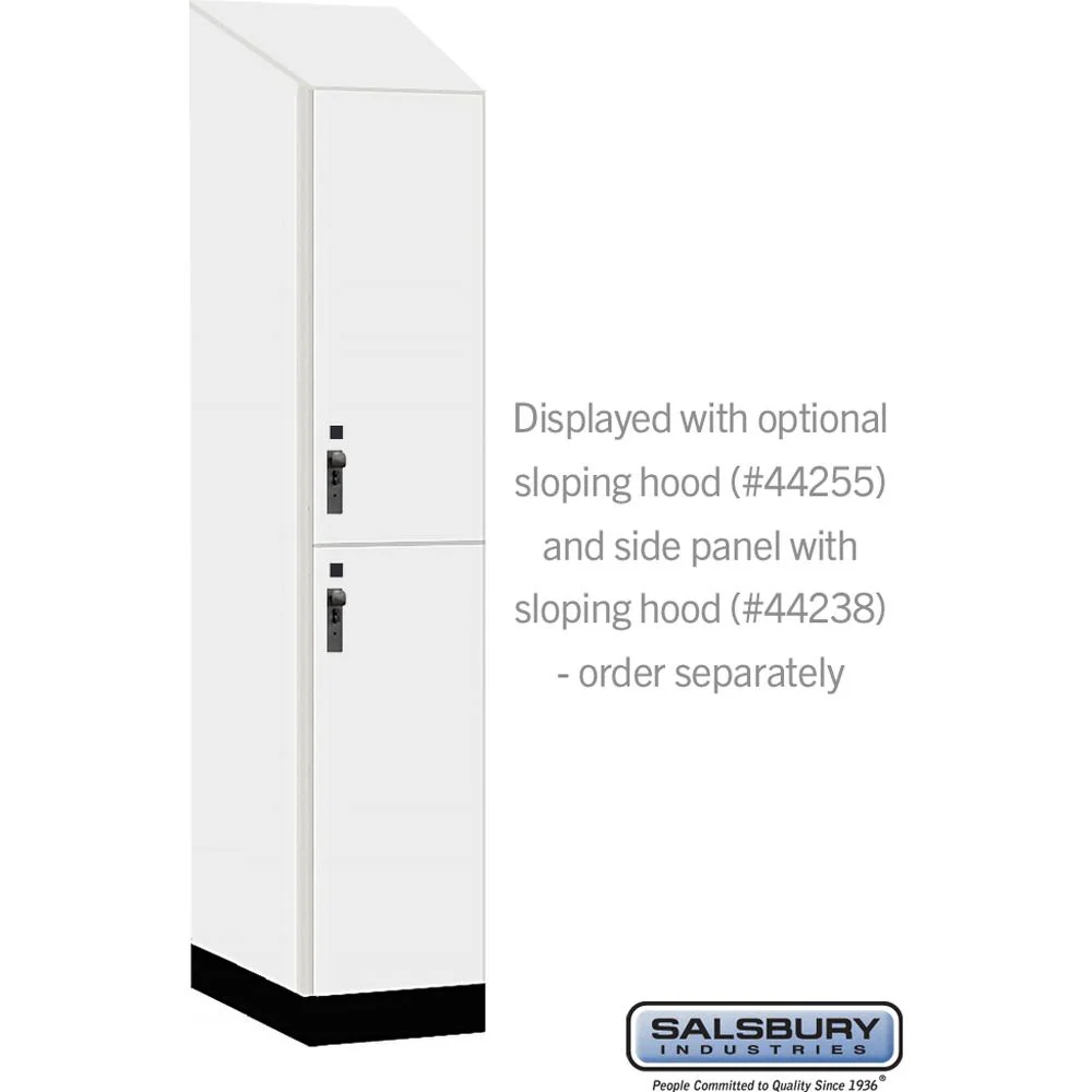 15" Wide Premier Wood Locker - Double Tier-1 Wide - 6 Feet High - 24" Deep by Salsbury - Image 7