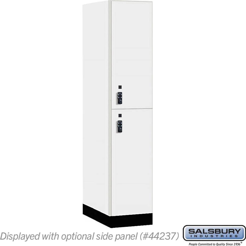15" Wide Premier Wood Locker - Double Tier-1 Wide - 6 Feet High - 24" Deep by Salsbury - Image 9