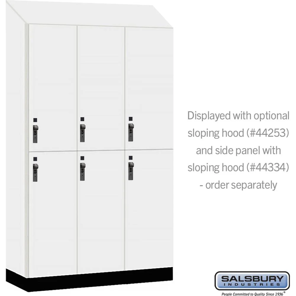 15" Wide Premier Wood Locker - Double Tier-3 Wide - 6 Feet High - 18" Deep by Salsbury - Image 7