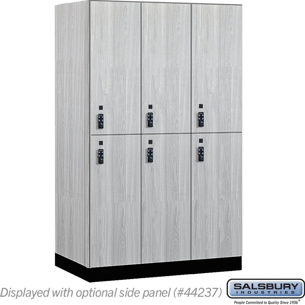 15" Wide Premier Wood Locker - Double Tier-3 Wide - 6 Feet High - 24" Deep by Salsbury - Image 27