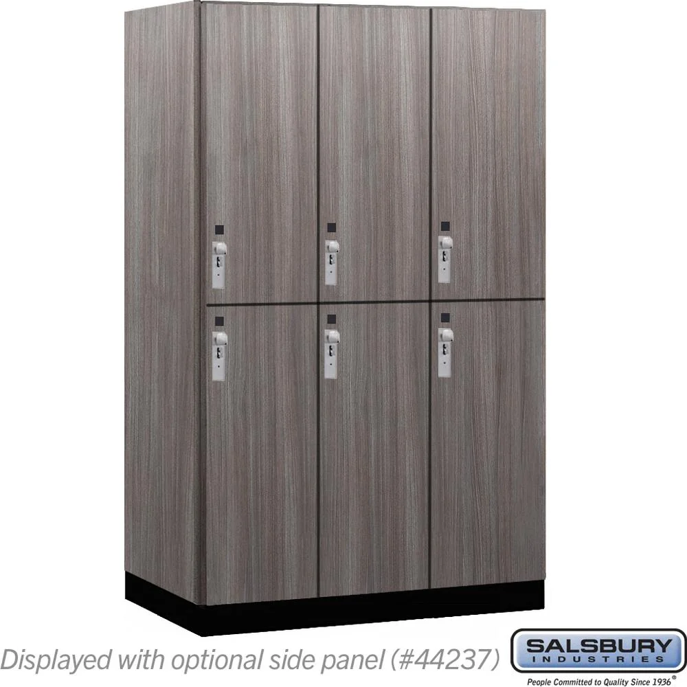 15" Wide Premier Wood Locker - Double Tier-3 Wide - 6 Feet High - 24" Deep by Salsbury - Image 34