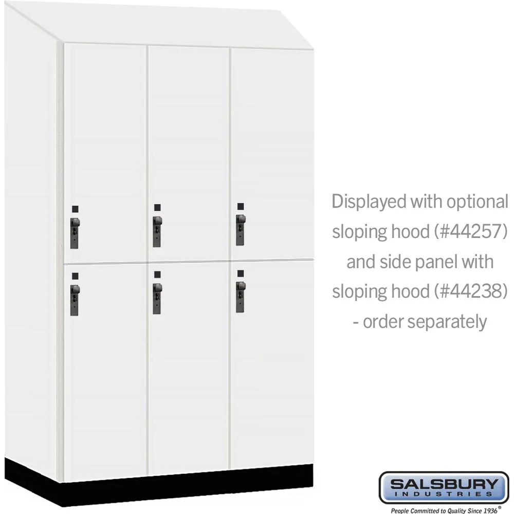 15" Wide Premier Wood Locker - Double Tier-3 Wide - 6 Feet High - 24" Deep by Salsbury - Image 7