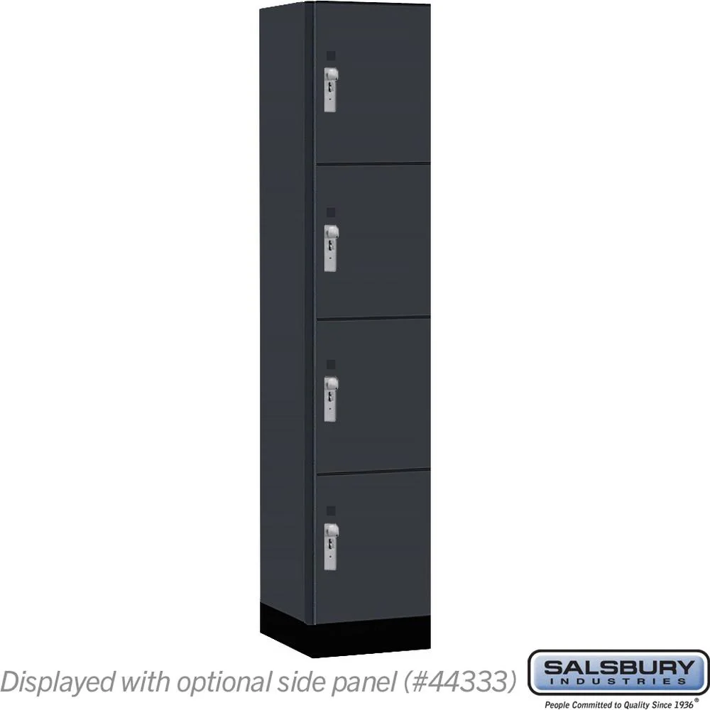 15" Wide Premier Wood Locker - Four Tier-1 Wide - 6 Feet High - 18" Deep by Salsbury - Image 16