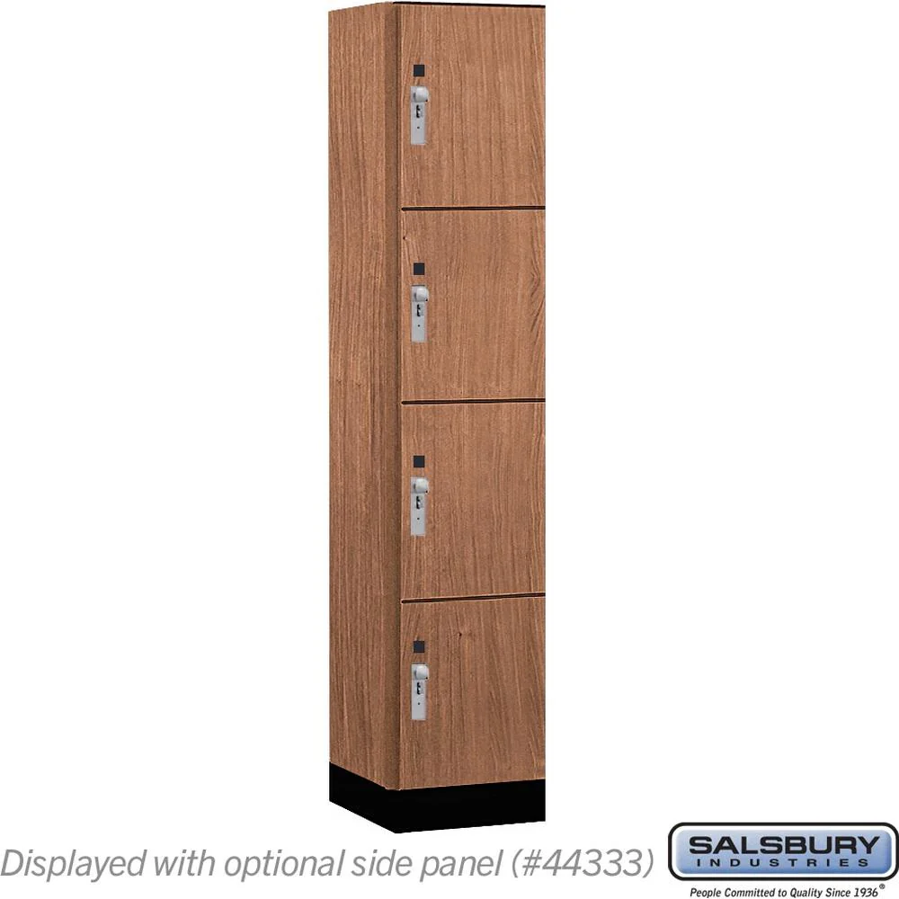 15" Wide Premier Wood Locker - Four Tier-1 Wide - 6 Feet High - 18" Deep by Salsbury - Image 22