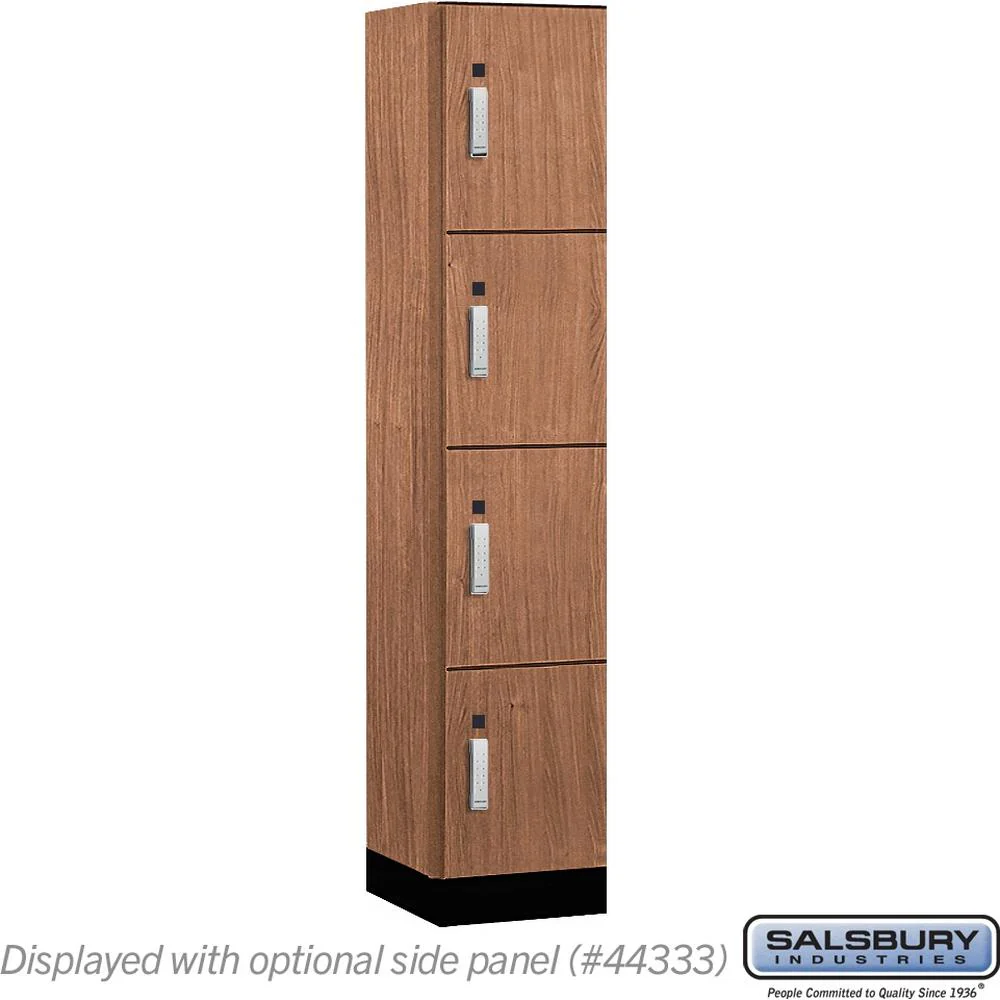 15" Wide Premier Wood Locker - Four Tier-1 Wide - 6 Feet High - 18" Deep by Salsbury - Image 23